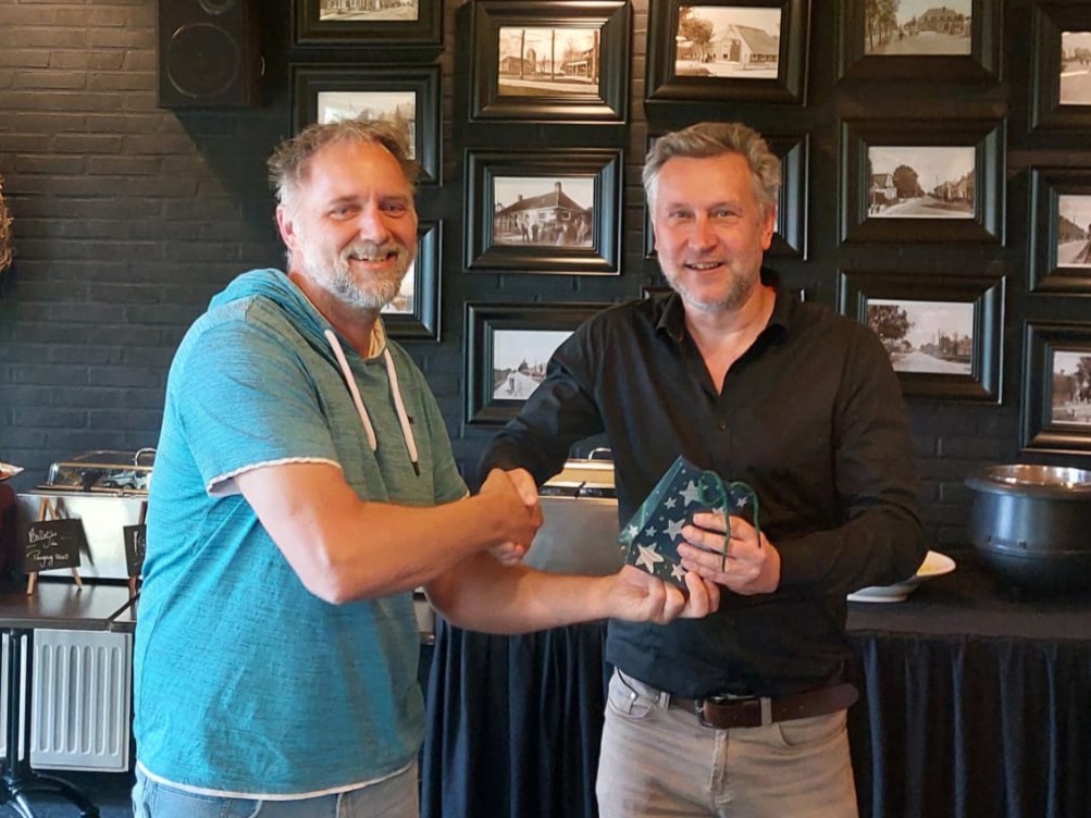 Gerben de Wit (r) tweede in de OC